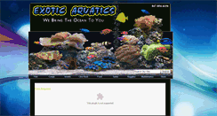 Desktop Screenshot of exoticaquaticsinc.com